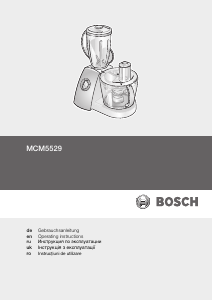 Brugsanvisning Bosch MCM5529RU Køkkenmaskine