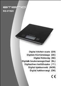 Manual Emerio KS-211823 Kitchen Scale