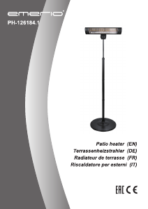 Manual Emerio PH-126184.1 Patio Heater