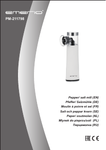 Bedienungsanleitung Emerio PM-211798 Pfeffer- und Salzmühle