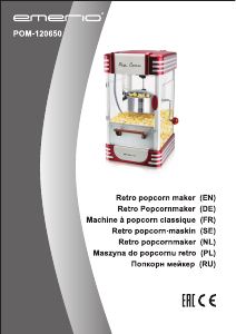 Handleiding Emerio POM-120650 Popcornmachine