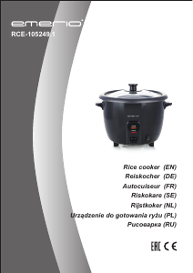 Instrukcja Emerio RCE-105249.1 Kuchenka ryżu