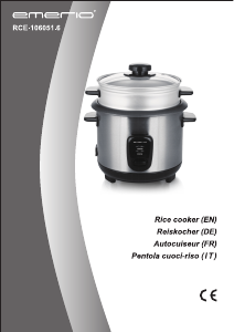 Manual Emerio RCE-106051.6 Rice Cooker