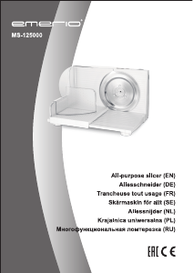 Bedienungsanleitung Emerio MS-125000 Allesschneider