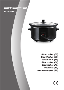 Bruksanvisning Emerio SC-105993.1 Slow cooker