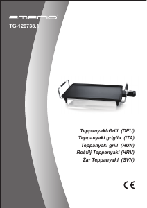 Manuale Emerio TG-120738.1 Griglia da tavolo