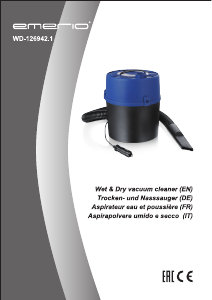 Manual Emerio WD-126942.1 Vacuum Cleaner