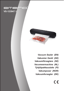 Manual Emerio VS-123947.1 Vacuum Sealer