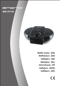 Bedienungsanleitung Emerio WM-107165 Waffeleisen