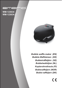 Bedienungsanleitung Emerio WM-123634.1 Waffeleisen