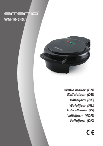 Manual Emerio WM-104345.1 Waffle Maker