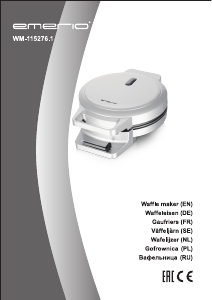 Manual Emerio WM-115276.1 Waffle Maker