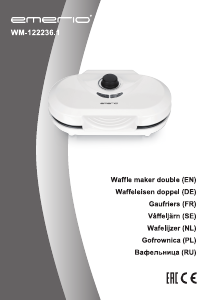 Manual Emerio WM-122236.1 Waffle Maker