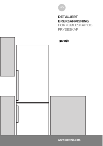 Bruksanvisning Gorenje RK6202EW Kjøle-fryseskap