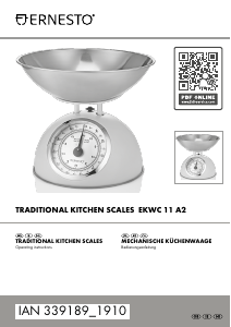 Manual Ernesto EKWC 11 A2 Kitchen Scale