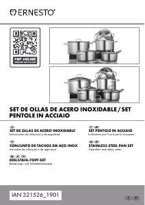 Manuale Ernesto IAN 321526 Pentola