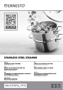 Manual Ernesto IAN 337876 Steam Cooker