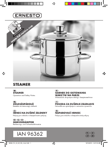 Manual Ernesto IAN 96362 Steam Cooker