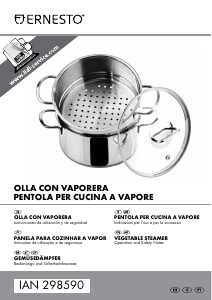Manual Ernesto IAN 298590 Steam Cooker