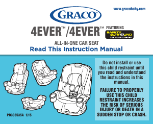 Manual de uso Graco 4ever Asiento para bebé