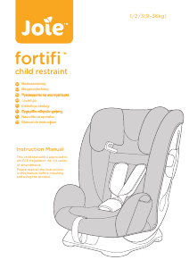 Instrukcja Joie Fortifi Fotelik samochodowy