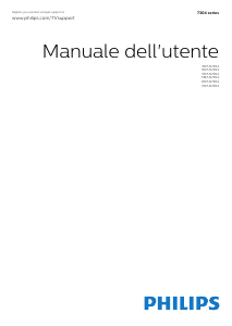 Manuale Philips 43PUS7304 LED televisore