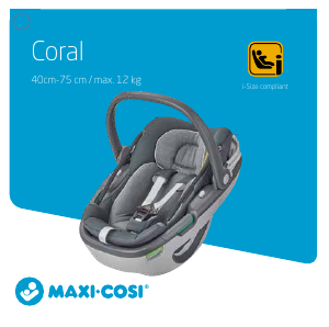 Brugsanvisning Maxi-Cosi Coral Autostol
