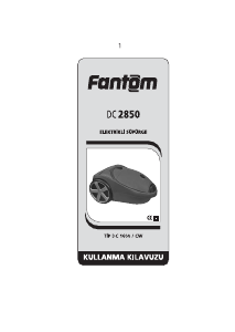 Kullanım kılavuzu Fantom DC 2850 Elektrikli süpürge