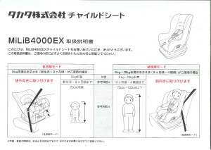 説明書 高田 MiLiB4000EX カーシート