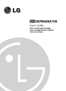 Manual LG GC-L197NFS Fridge-Freezer
