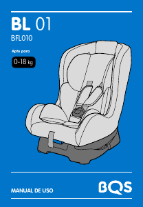Manual de uso BQS BFL010 BL 01 Asiento para bebé