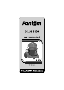 Kullanım kılavuzu Fantom Deluxe 6100 Elektrikli süpürge