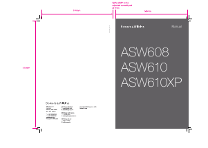 Mode d’emploi Bowers and Wilkins ASW608 Caisson de basses