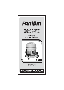 Kullanım kılavuzu Fantom Ocean WF 5100 Elektrikli süpürge