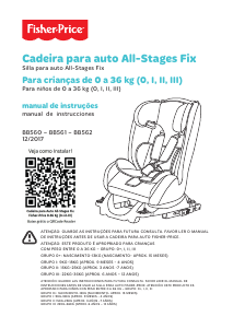 Manual de uso Fisher-Price BB562 All-Stages Fix Asiento para bebé