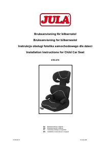 Bruksanvisning Jula 619-275 Bilbarnstol