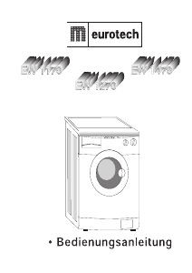 Bedienungsanleitung Eurotech EW 1170 Waschmaschine