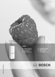 Руководство Bosch KGN36A74 Холодильник с морозильной камерой