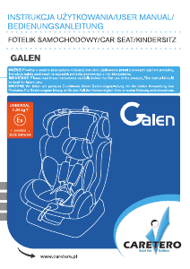 Manual Caretero Galen Car Seat