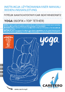 Instrukcja Caretero Yoga Fotelik samochodowy