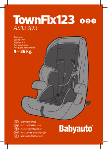 Manuale Babyauto TownFix123 Seggiolino per auto