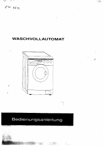 Bedienungsanleitung Eurotech EW 5512 Waschmaschine