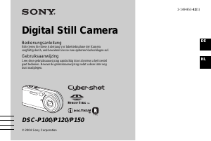 Handleiding Sony Cyber-shot DSC-P120 Digitale camera