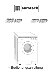 Bedienungsanleitung Eurotech EWT 1230 Waschtrockner