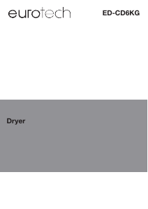 Manual Eurotech ED-CD6KG Dryer