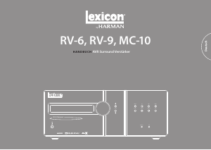 Bedienungsanleitung Lexicon RV-9 Verstärker