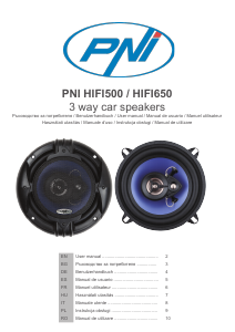 Használati útmutató PNI HIFI650 Autós hangszóró