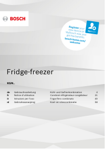 Manuale Bosch KGN57VI22N Frigorifero-congelatore