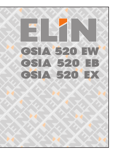 Bedienungsanleitung ELIN GSIA 520 EX Geschirrspüler