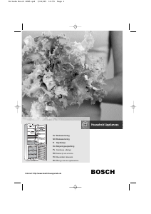 Manual Bosch KGS36340 Combina frigorifica